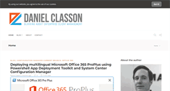 Desktop Screenshot of danielclasson.com