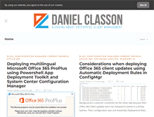 Tablet Screenshot of danielclasson.com